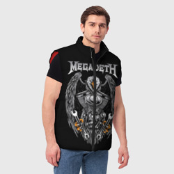 Мужской жилет утепленный 3D Megadeth - фото 2