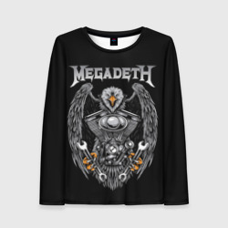 Женский лонгслив 3D Megadeth