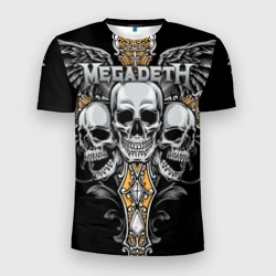 Мужская футболка 3D Slim Megadeth