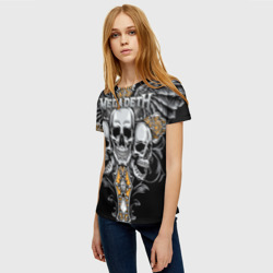 Женская футболка 3D Megadeth - фото 2