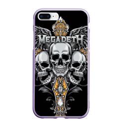 Чехол для iPhone 7Plus/8 Plus матовый Megadeth