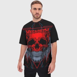 Мужская футболка oversize 3D Megadeth - фото 2