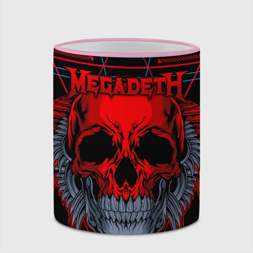 Кружка с полной запечаткой с принтом Megadeth, фото #4