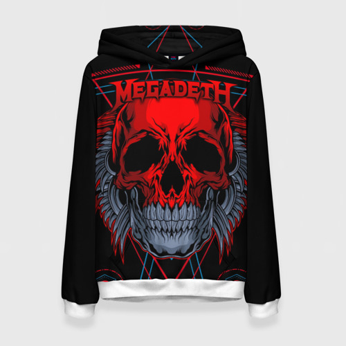 Женская толстовка 3D Megadeth, цвет 3D печать