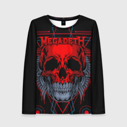 Женский лонгслив 3D Megadeth