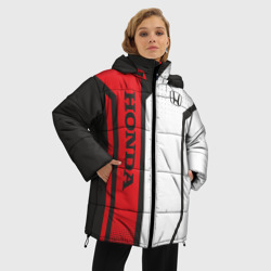 Женская зимняя куртка Oversize Honda Driver team - фото 2