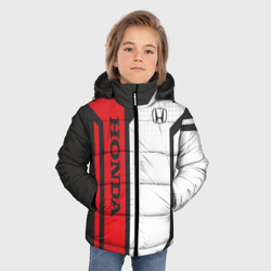 Зимняя куртка для мальчиков 3D Honda Driver team - фото 2