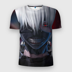 Мужская футболка 3D Slim Tokyo ghoul Токийский гуль