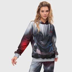 Женский костюм с толстовкой 3D Tokyo ghoul Токийский гуль - фото 2