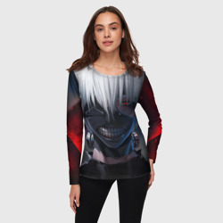 Женский лонгслив 3D Tokyo ghoul Токийский гуль - фото 2