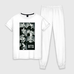 Женская пижама хлопок BTS