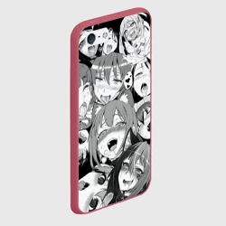 Чехол для iPhone 5/5S матовый Ахегао лица - фото 2