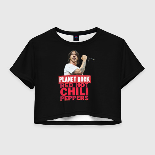 Женская футболка Crop-top 3D RHCP, цвет 3D печать