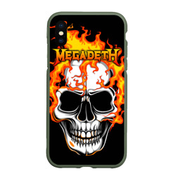 Чехол для iPhone XS Max матовый Megadeth