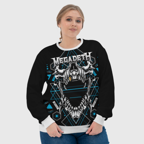 Женский свитшот 3D Megadeth, цвет 3D печать - фото 6