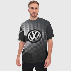 Мужская футболка oversize 3D Volkswagen - фото 2