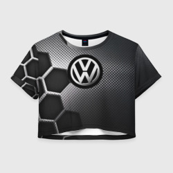 Женская футболка Crop-top 3D Volkswagen