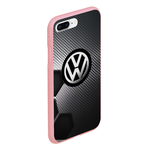 Чехол для iPhone 7Plus/8 Plus матовый Volkswagen, цвет баблгам - фото 3