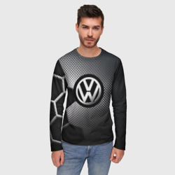 Мужской лонгслив 3D Volkswagen - фото 2