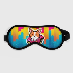 Маска для сна 3D Милый корги