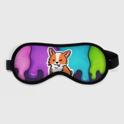 Маска для сна 3D Милый корги