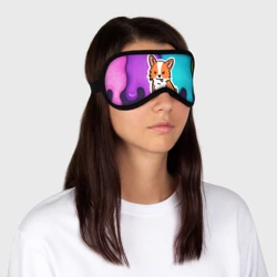 Маска для сна 3D Милый корги - фото 2