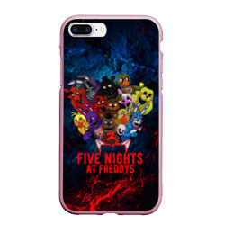 Чехол для iPhone 7Plus/8 Plus матовый Five Nights At Freddys