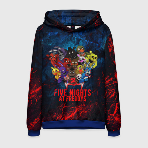 Мужская толстовка 3D Five Nights At Freddys, цвет синий