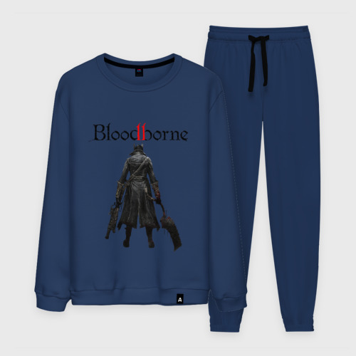 Мужской костюм хлопок Bloodborne, цвет темно-синий