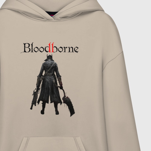 Худи SuperOversize хлопок Bloodborne, цвет миндальный - фото 3