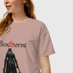 Женская футболка хлопок Oversize Bloodborne - фото 2