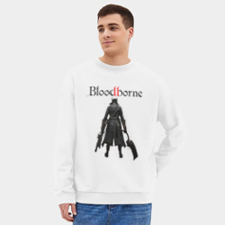 Мужской свитшот oversize без начеса хлопок Bloodborne - фото 2