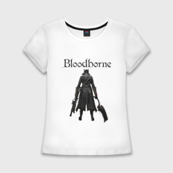 Женская футболка хлопок Slim Bloodborne