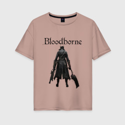 Женская футболка хлопок Oversize Bloodborne