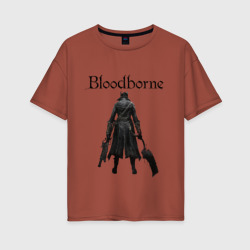 Женская футболка хлопок Oversize Bloodborne