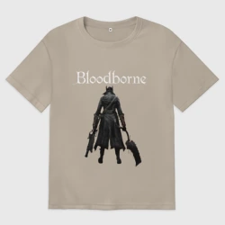 Женская футболка хлопок Oversize Bloodborne