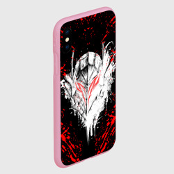 Чехол для iPhone XS Max матовый Берсерк маска белая - фото 2
