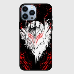 Чехол для iPhone 13 Pro Max Берсерк маска белая