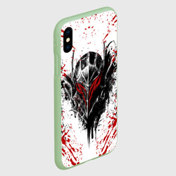 Чехол для iPhone XS Max матовый Берсерк: черная маска - фото 2