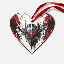 Деревянная игрушка Сердце Берсерк: черная маска