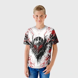 Детская футболка 3D Берсерк: черная маска - фото 2