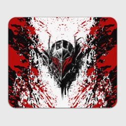 Прямоугольный коврик для мышки Берсерк: черная маска