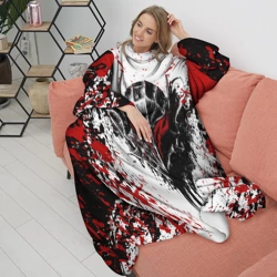 Плед с рукавами Берсерк: черная маска - фото 2