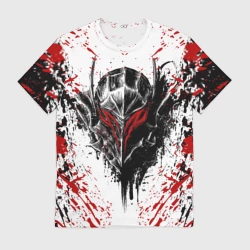Мужская футболка 3D Берсерк: черная маска