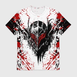 Мужская футболка 3D Берсерк: черная маска