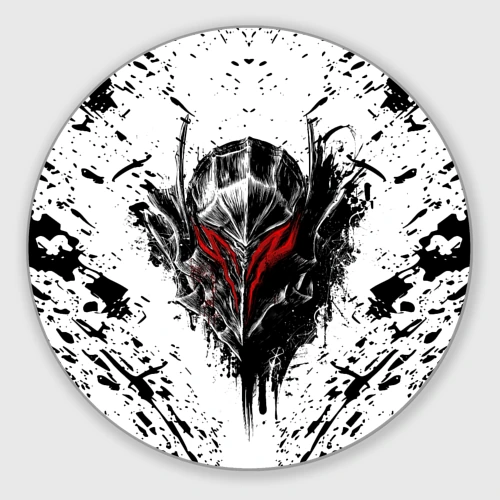 Круглый коврик для мышки Berserk tattoo