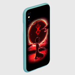 Чехол для iPhone XS Max матовый Берсерк проклятие, клеймо - фото 2