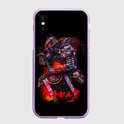 Чехол для iPhone XS Max матовый Berserk knight
