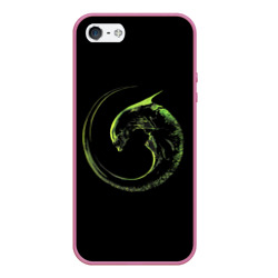 Чехол для iPhone 5/5S матовый Чужой Aliens