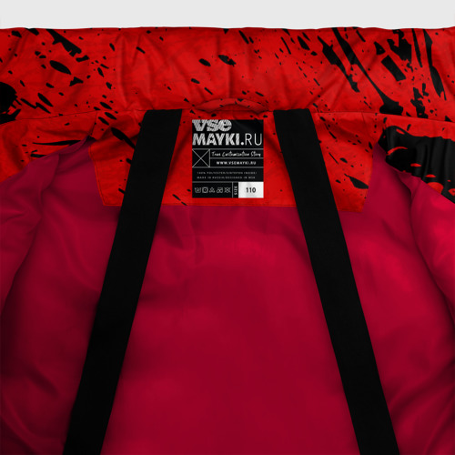 Зимняя куртка для девочек 3D Bloodborne, цвет красный - фото 7